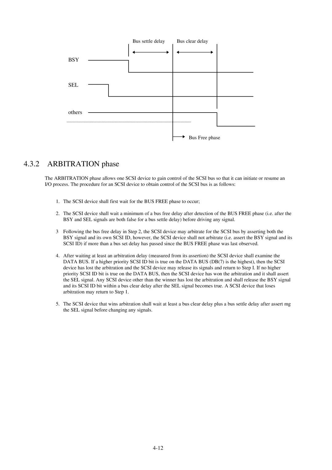 Fujitsu 600C manual Arbitration phase 