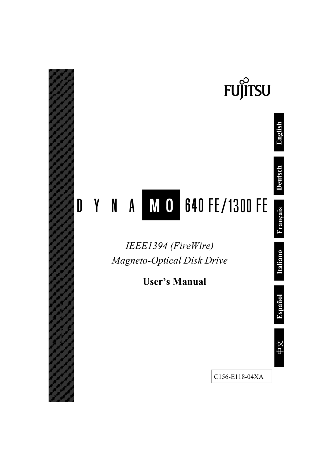 Fujitsu 1300FE, 640FE manual 