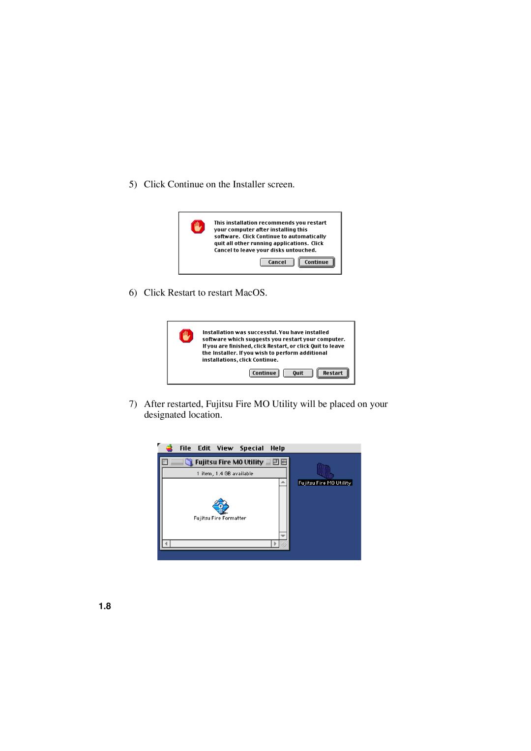 Fujitsu 1300FE, 640FE manual 