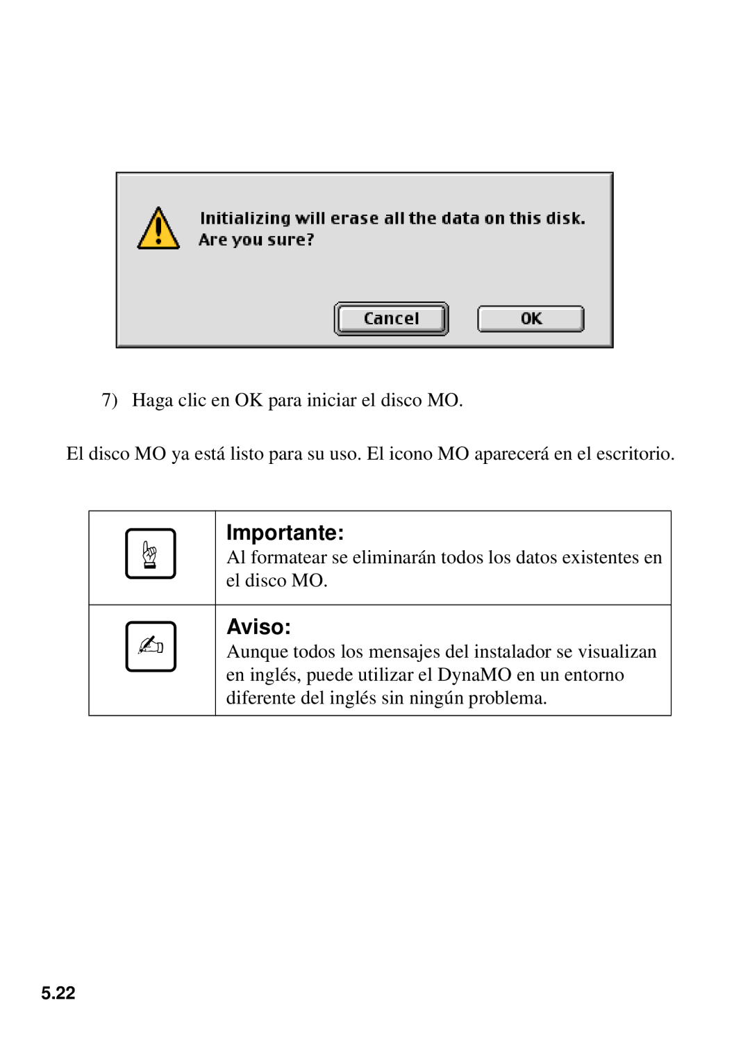 Fujitsu 1300FE, 640FE manual Aviso 