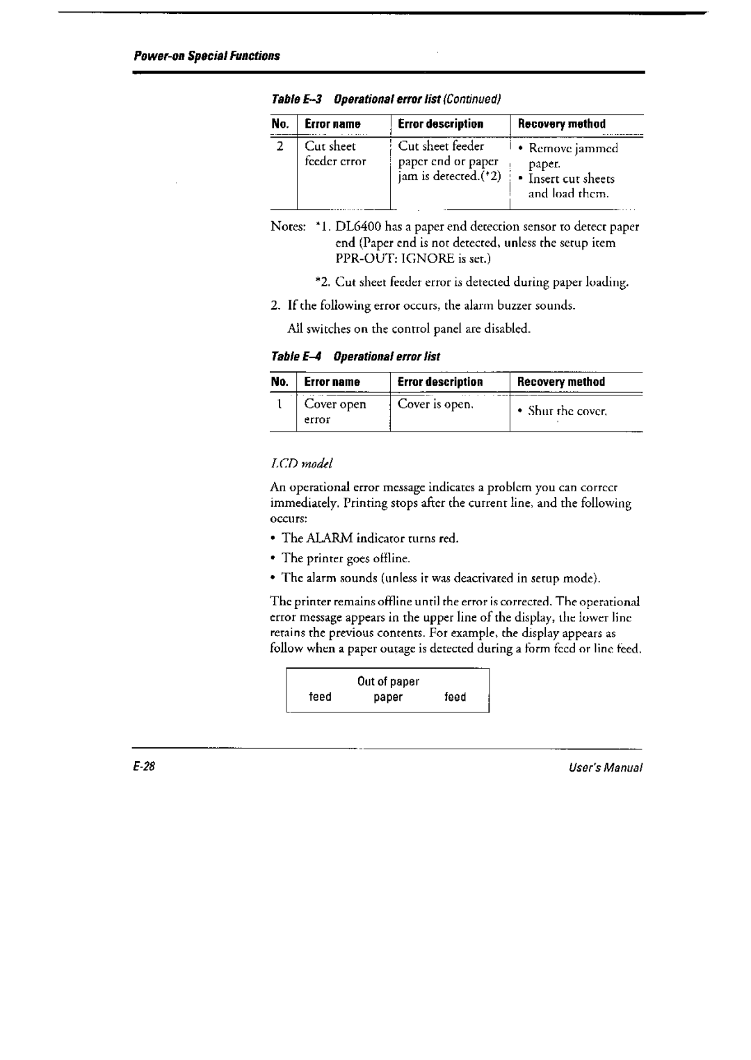 Fujitsu 6600 Pro, DL6400 Pro manual 