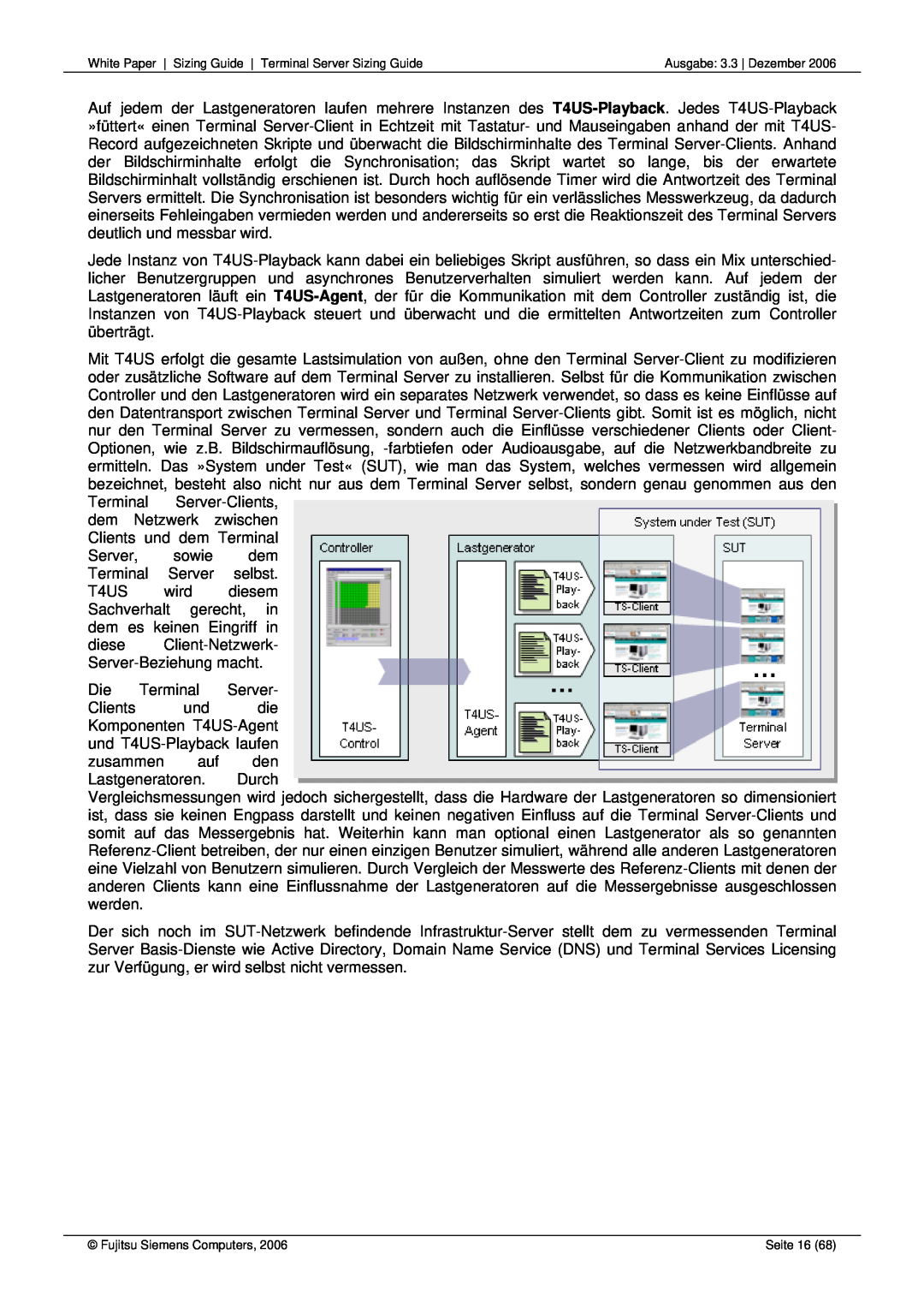 Fujitsu 68 manual dem Netzwerk zwischen Clients und dem Terminal 