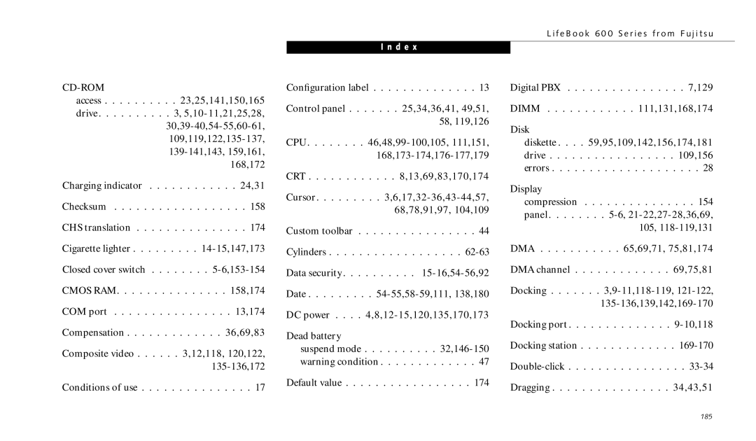 Fujitsu 690TX manual Cd-Rom 