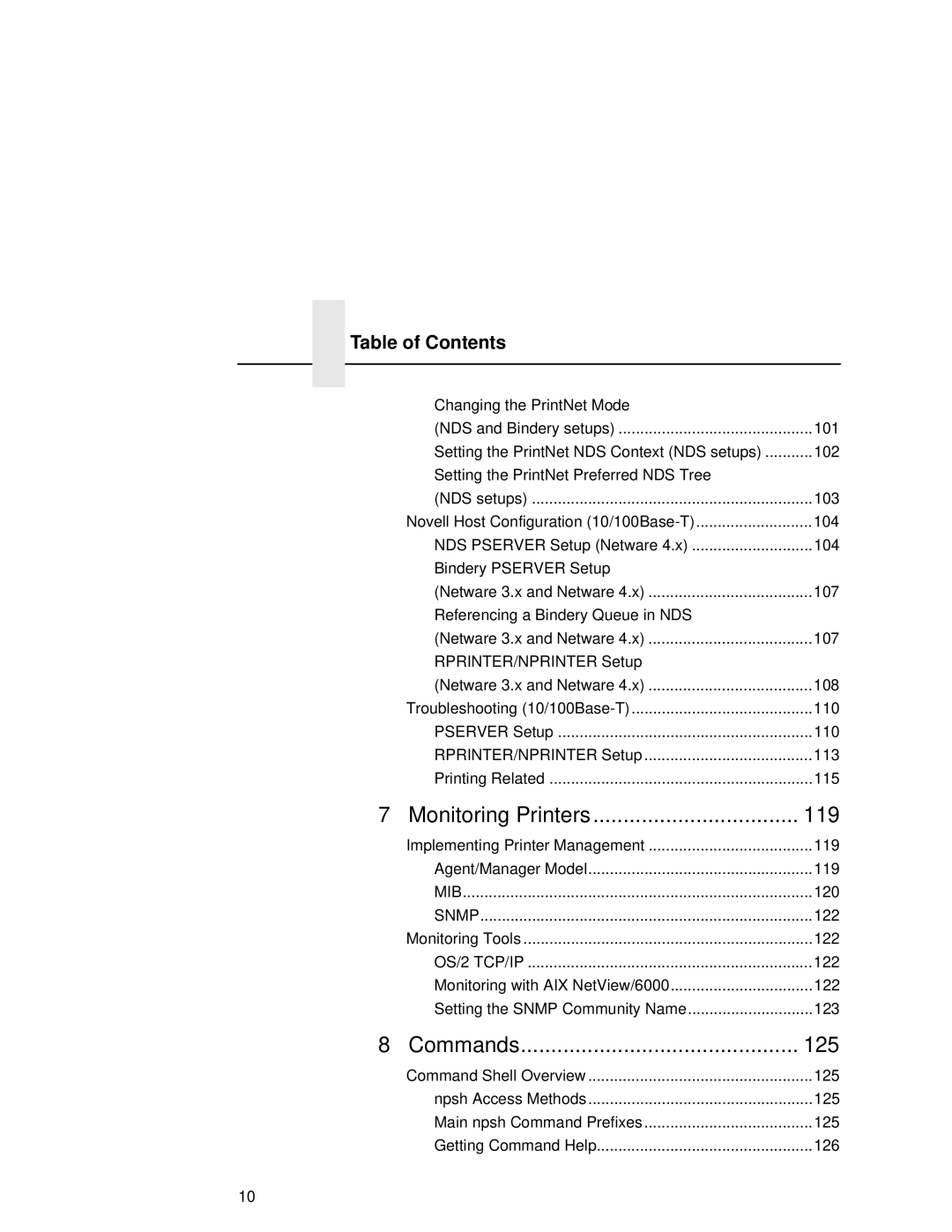 Fujitsu 9045 user manual Monitoring Printers 