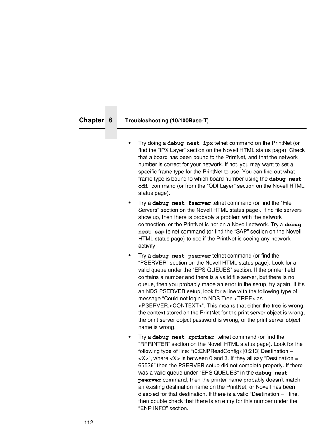 Fujitsu 9045 user manual Troubleshooting 10/100Base-T 