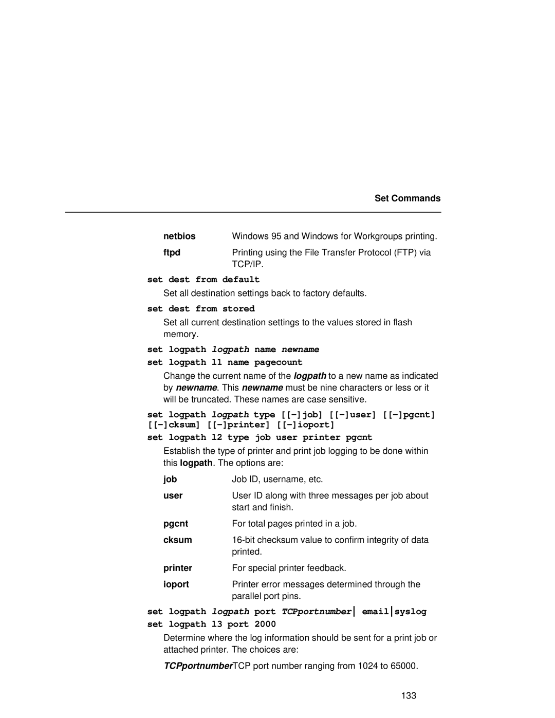 Fujitsu 9045 user manual Set dest from default, Set dest from stored 