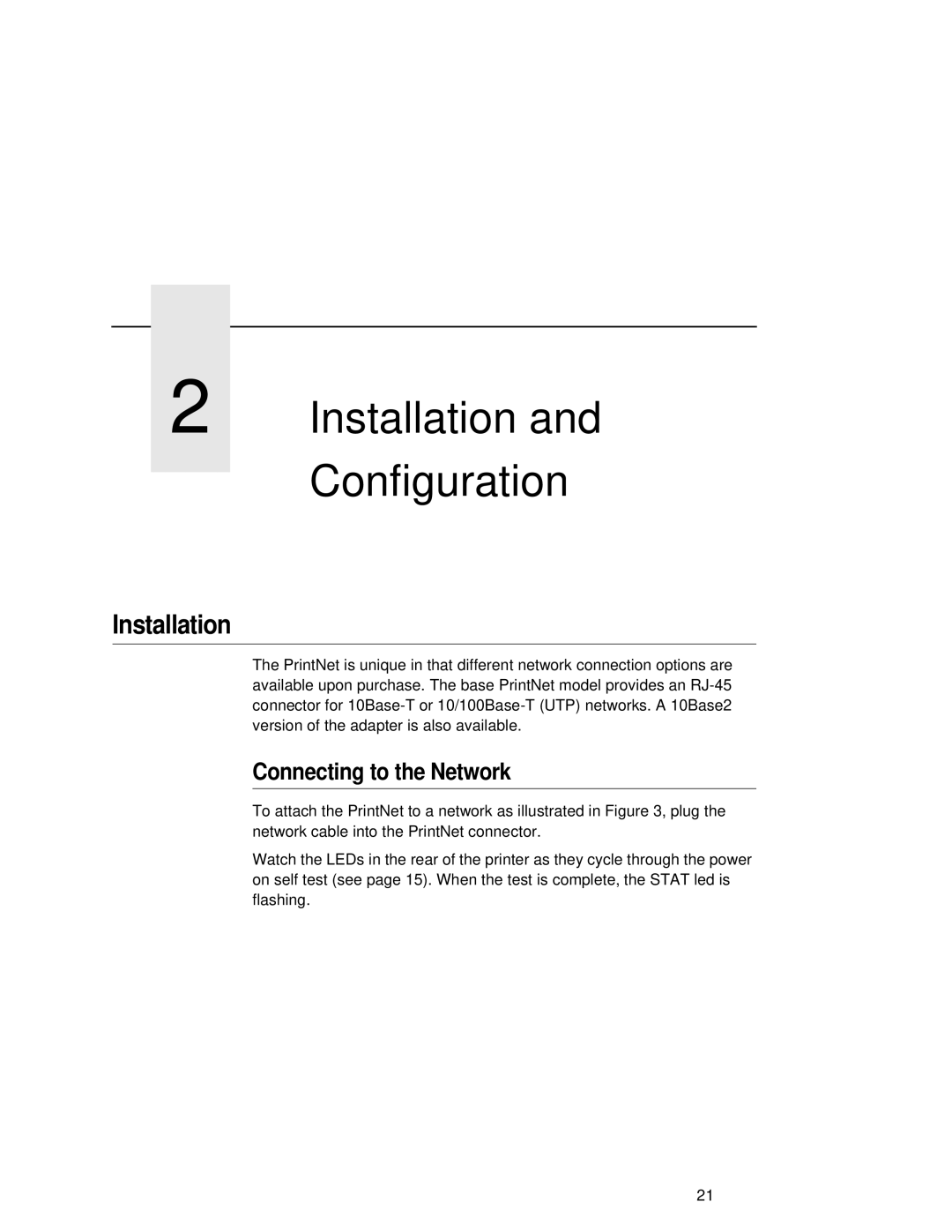 Fujitsu 9045 user manual Installation, Connecting to the Network 