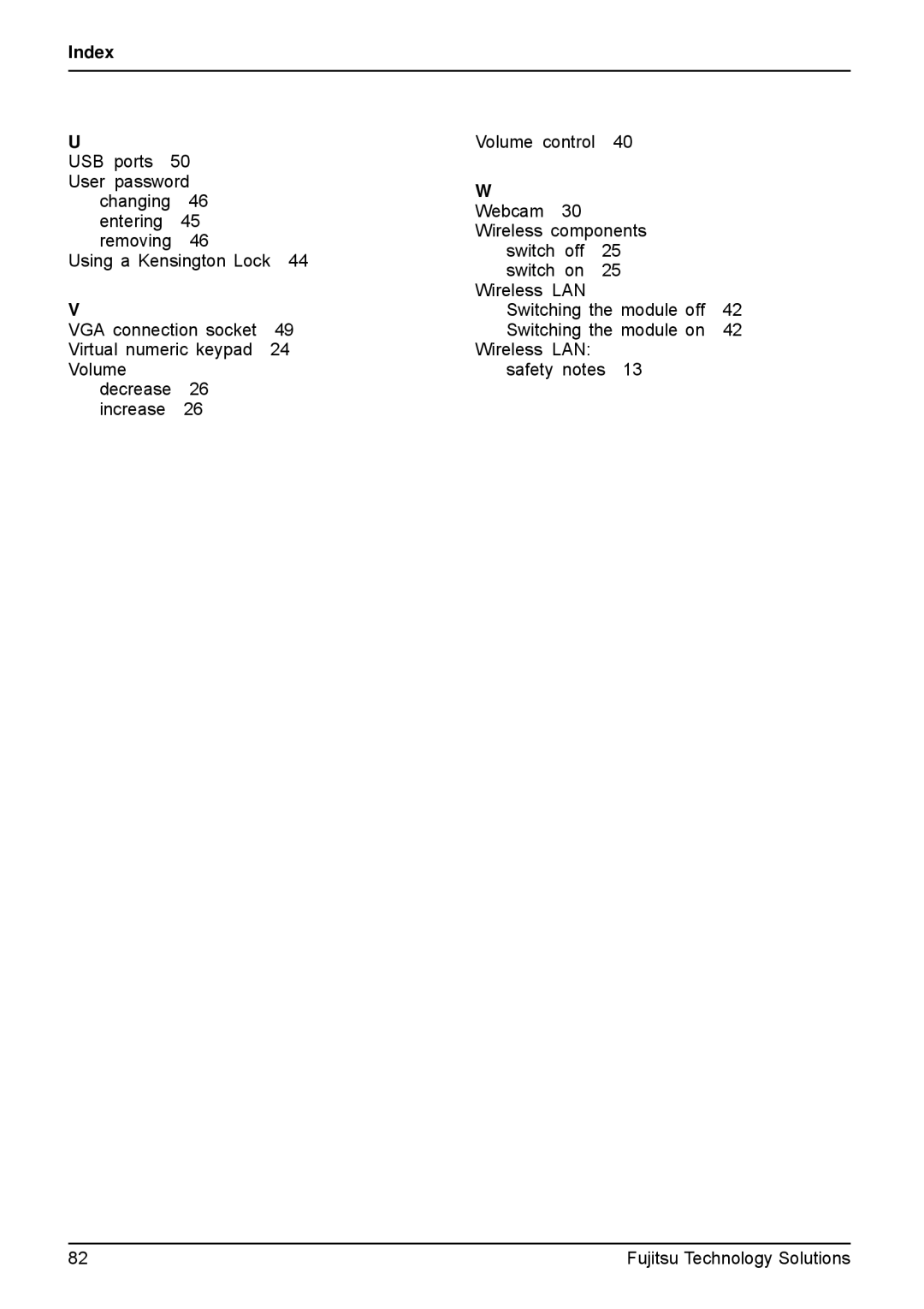 Fujitsu AH531, A531 manual Switch 