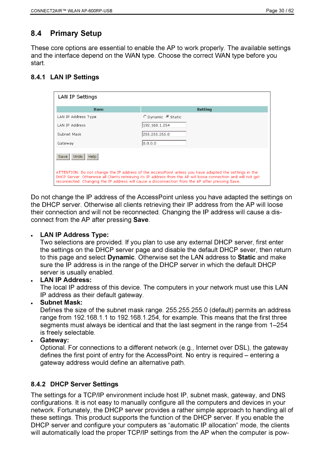 Fujitsu AP-600RP-USB manual Primary Setup 