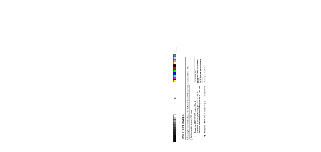 Fujitsu ASU18RLQ, ASU15RLQ, AOU18RLQ, AOU15RLQ operation manual Timer Operation 