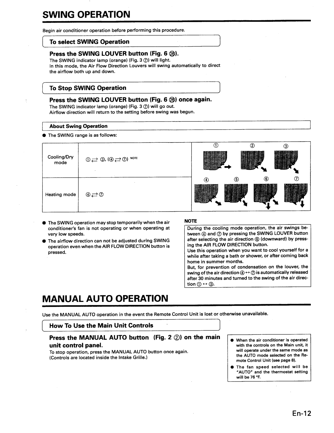 Fujitsu ASU9RD, ASU9D, AOU18RD, ASU12D1, AOU24D1, AOU18D manual 