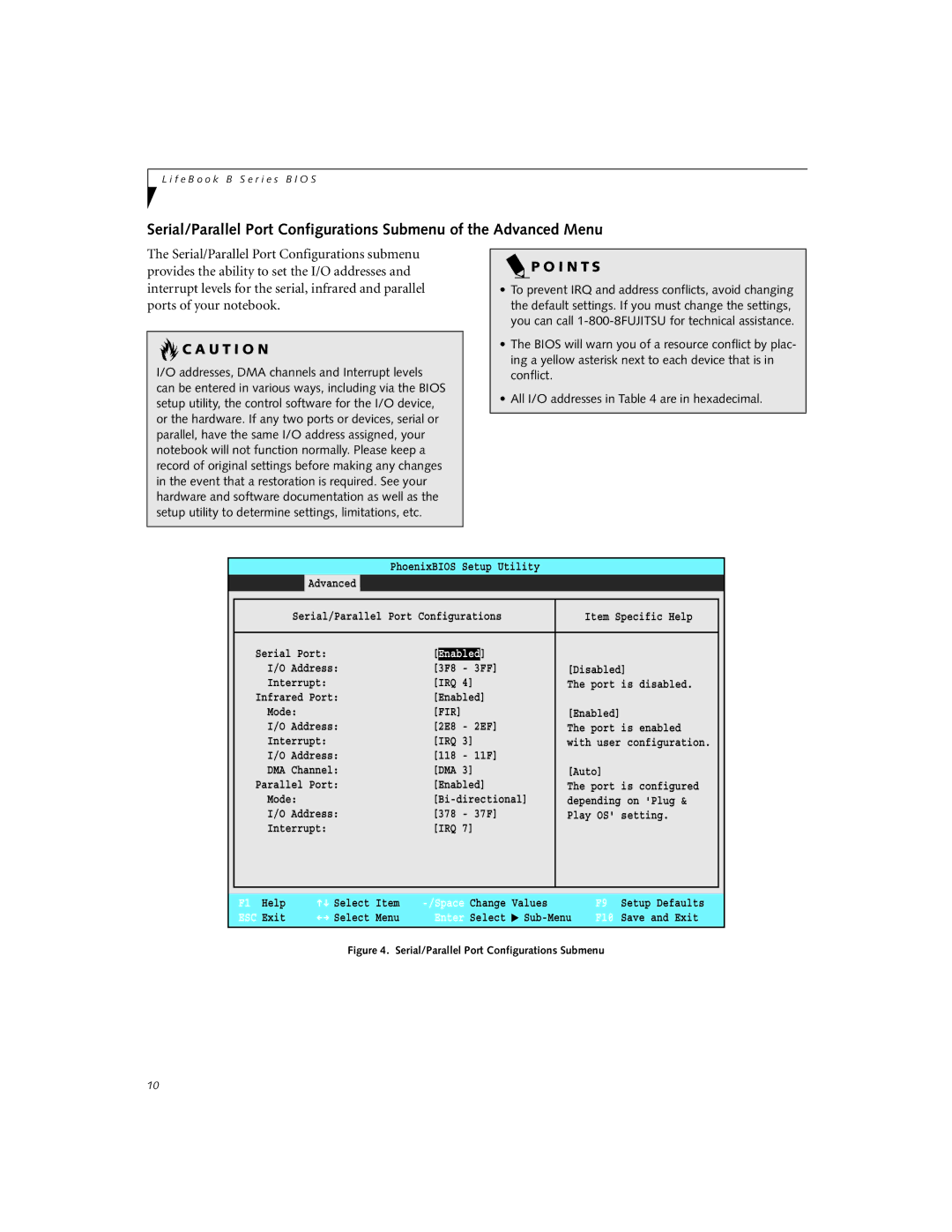 Fujitsu B-2562, B-2566 manual U T I O N, Enabled 