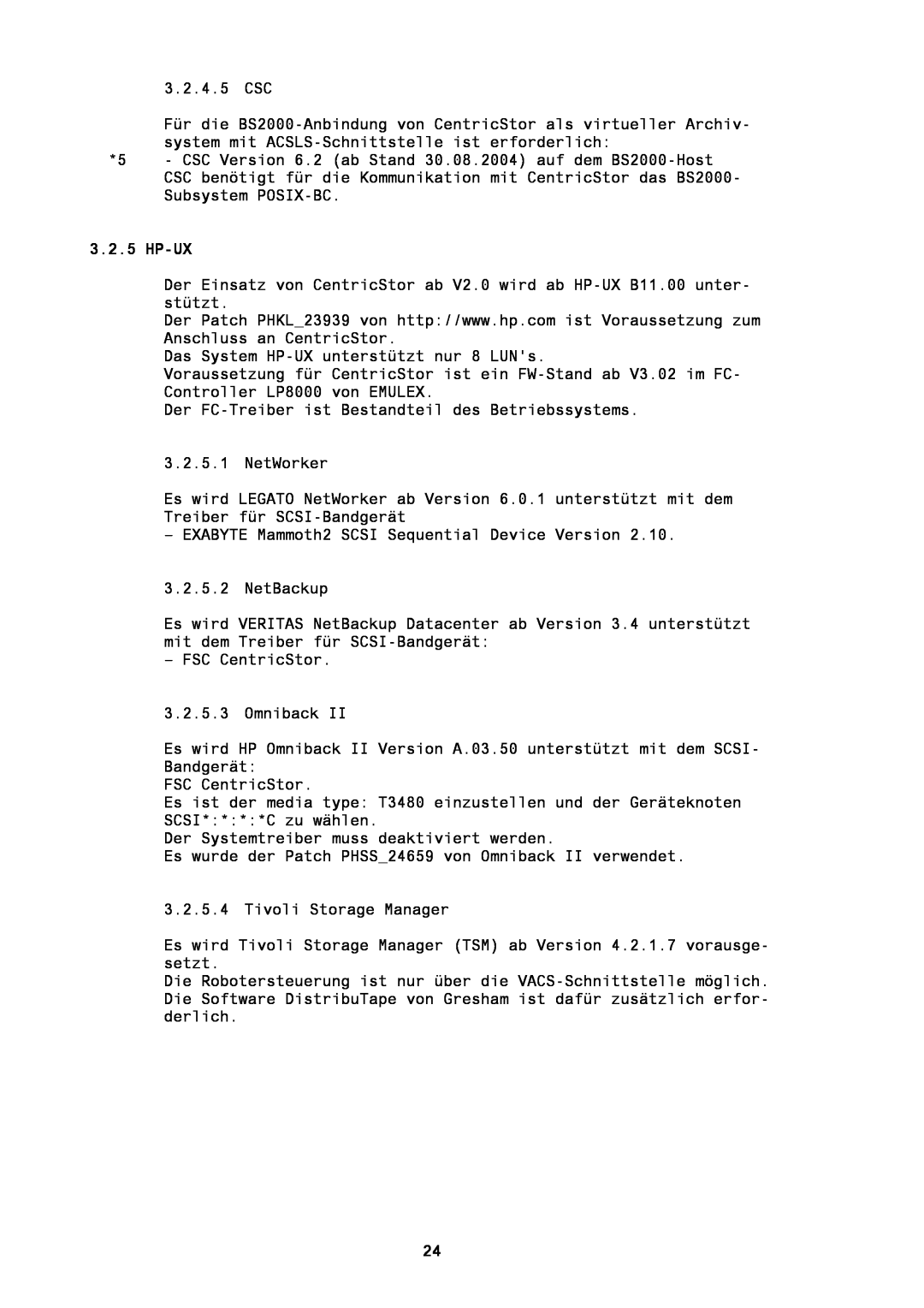 Fujitsu BS2000/OSD manual Hp-Ux 