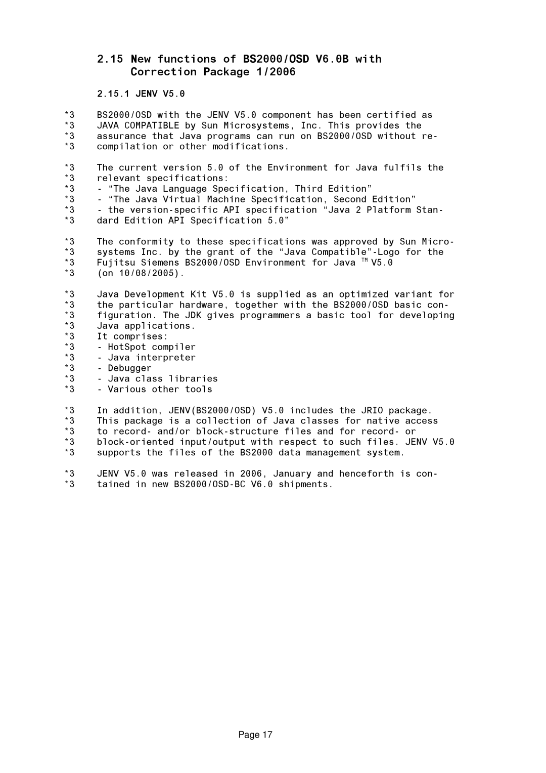 Fujitsu BS2OSD manual Jenv 