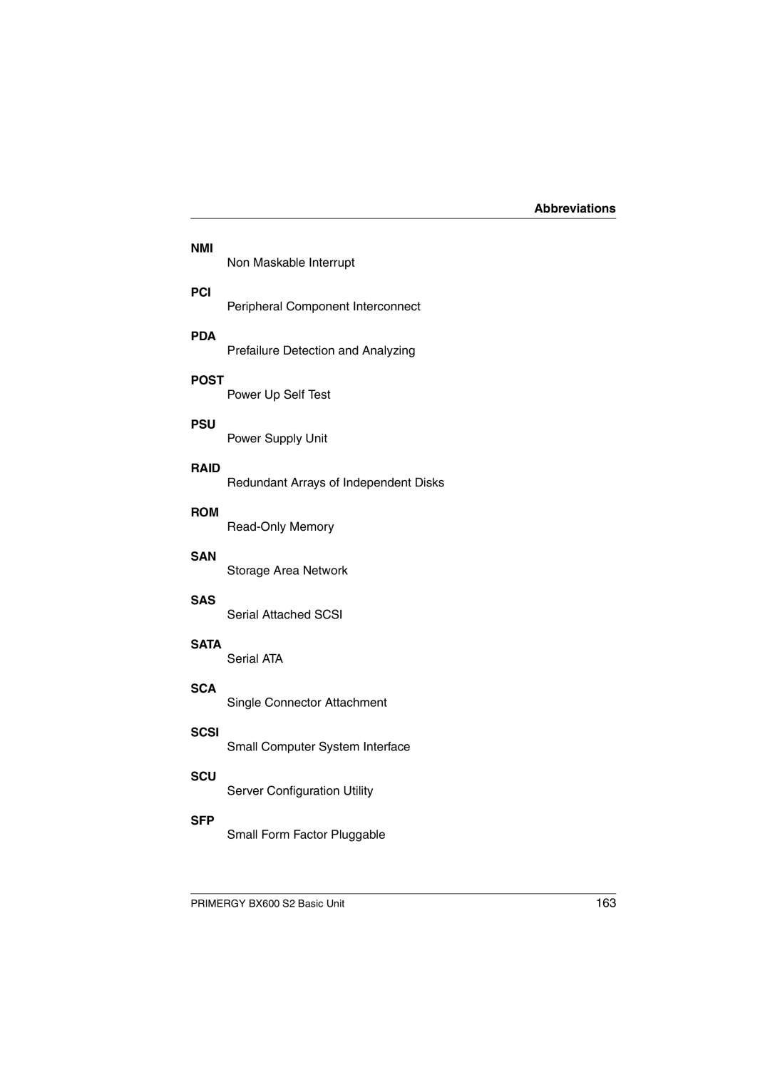 Fujitsu BX600 S2 manual Nmi 