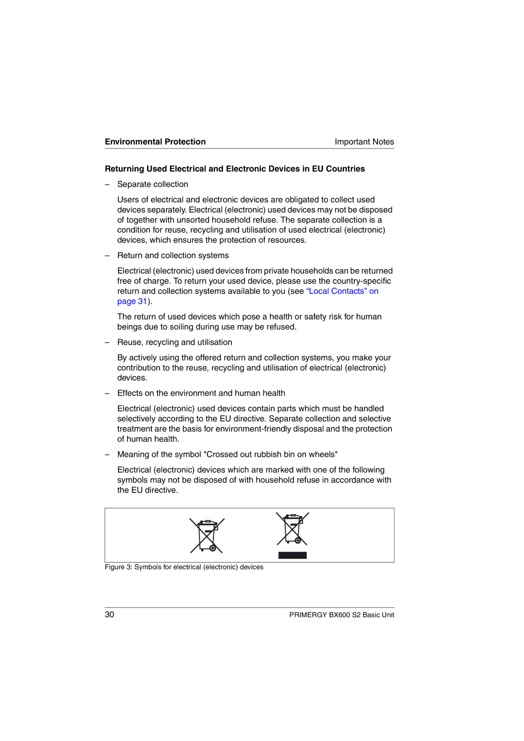 Fujitsu BX600 S2 manual Environmental Protection 