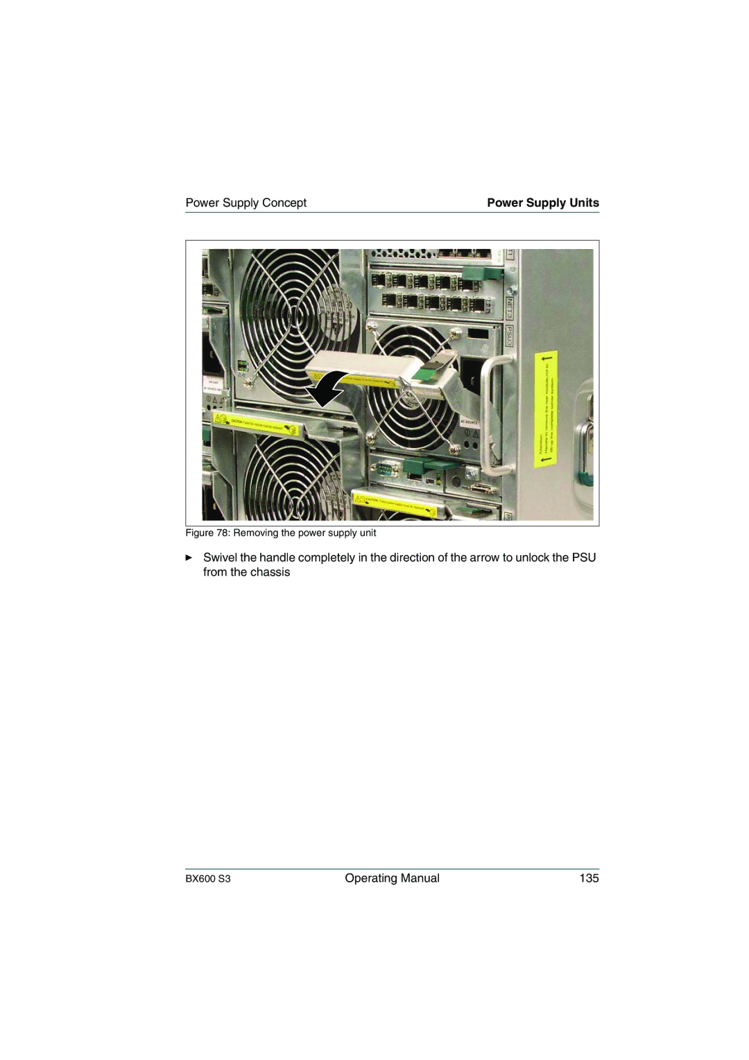 Fujitsu BX600 S3 manual Operating Manual 135 