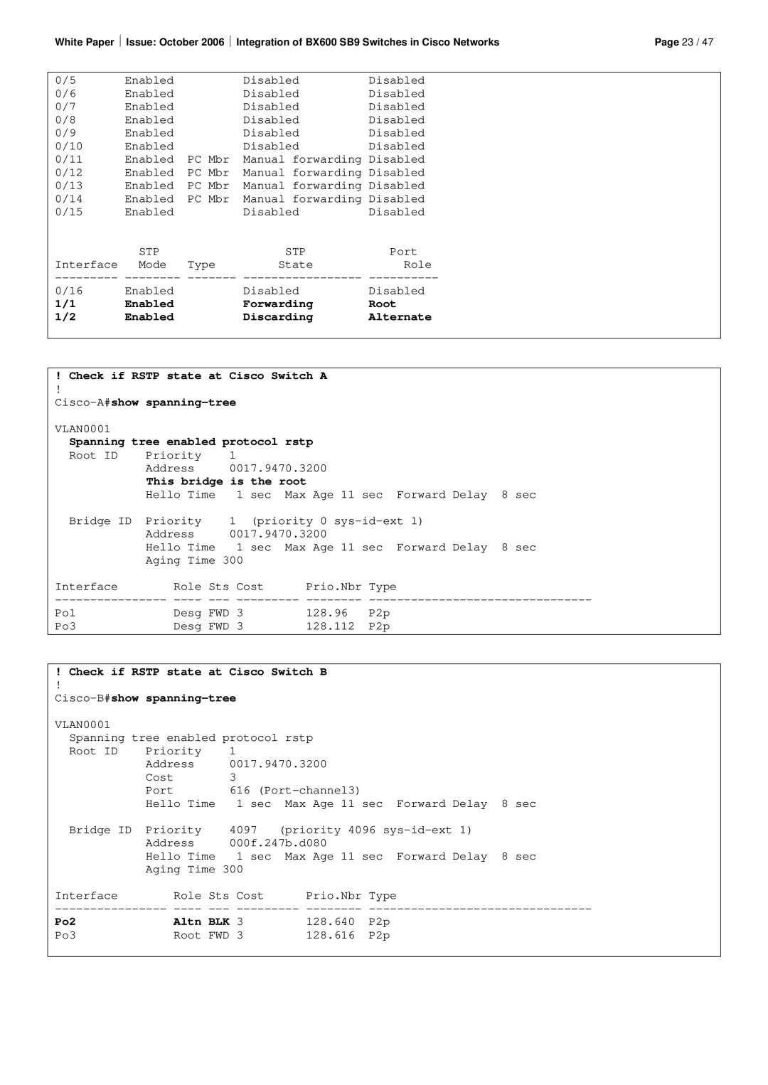 Fujitsu BX600 SB9 manual Enabled Disabled PC Mbr Manual forwarding Interface 