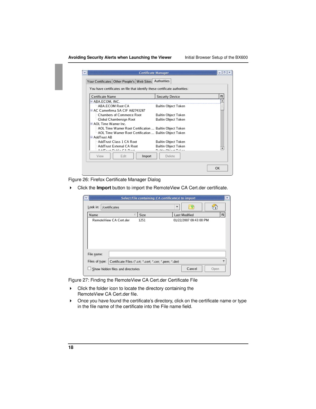 Fujitsu BX600 manual Avoiding Security Alerts when Launching the Viewer 