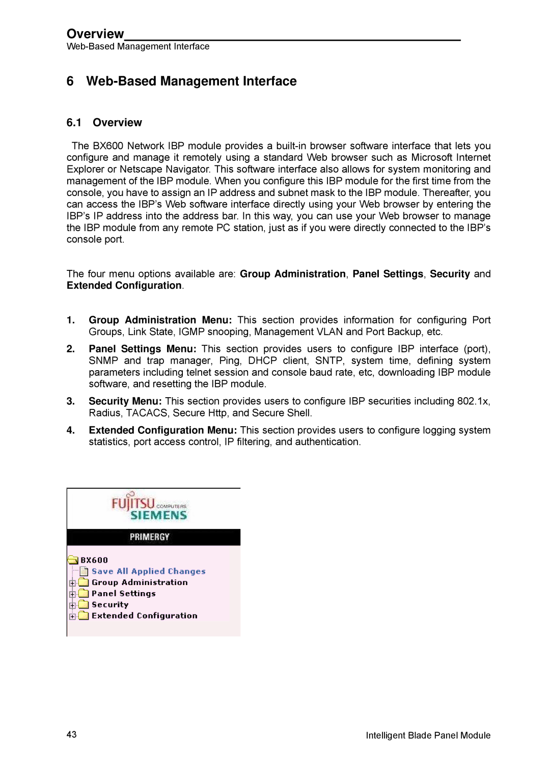 Fujitsu BX600 manual Overview 