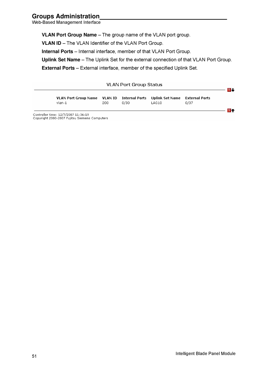 Fujitsu BX600 manual Groups Administration 