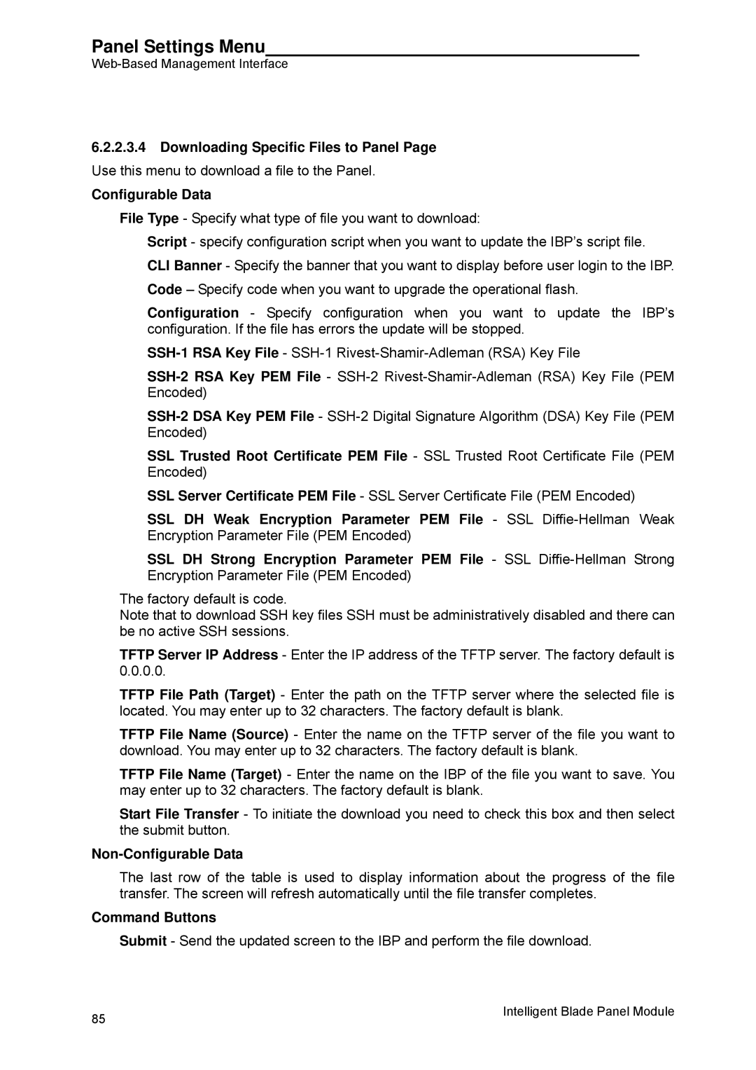 Fujitsu BX600 manual Configurable Data 