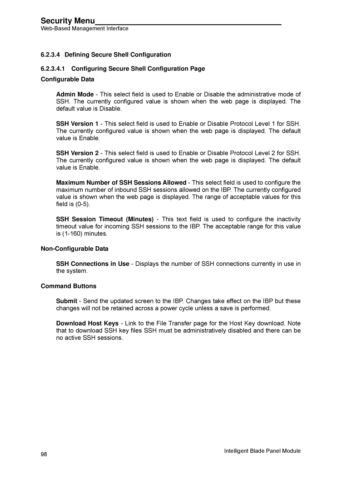 Fujitsu BX600 manual Non-Configurable Data 