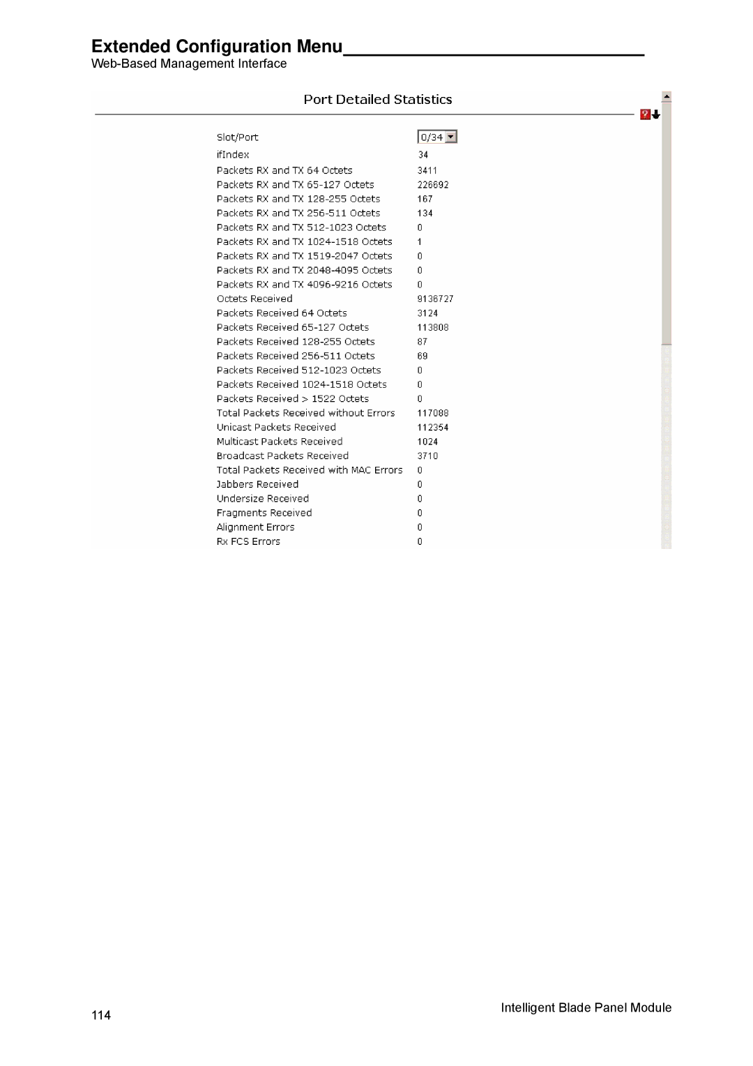 Fujitsu BX600 manual Extended Configuration Menu 