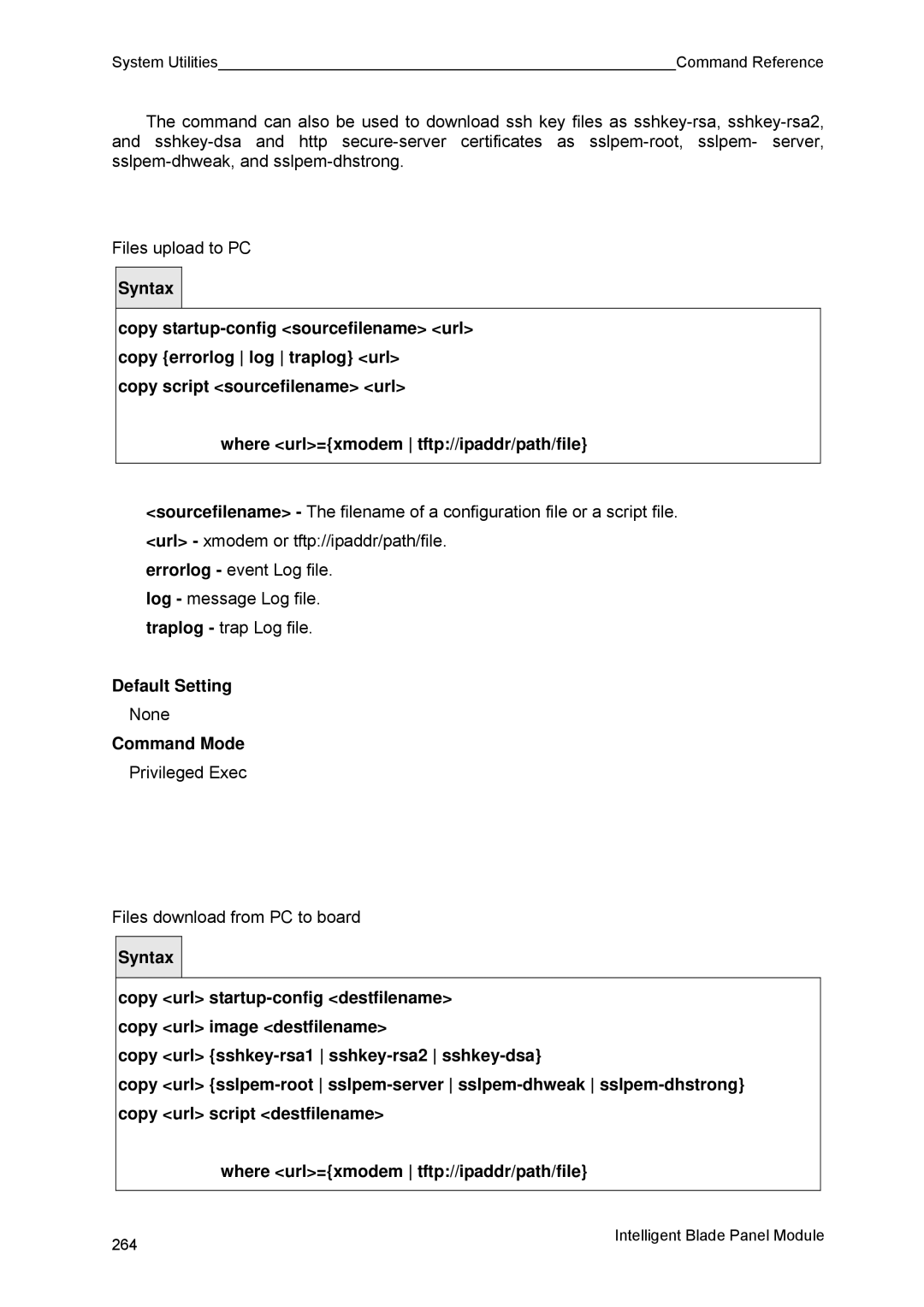 Fujitsu BX600 manual Privileged Exec Files download from PC to board 