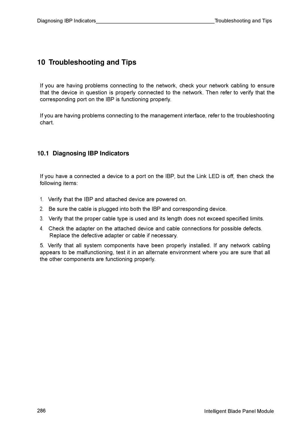 Fujitsu BX600 manual Troubleshooting and Tips, Diagnosing IBP Indicators 