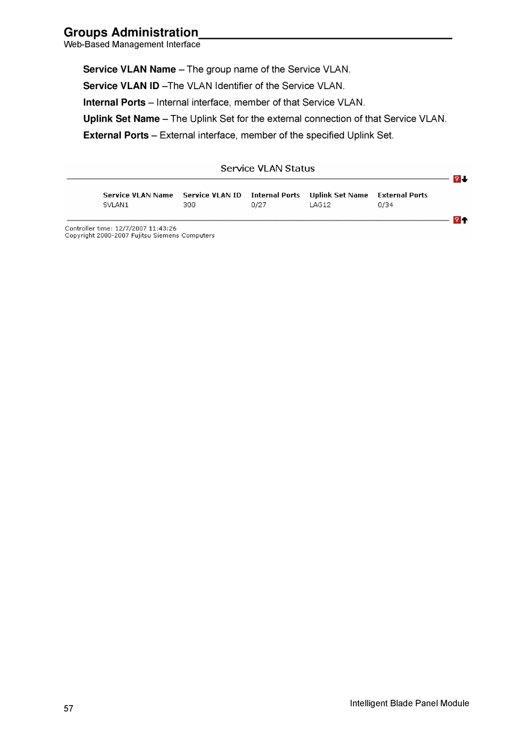 Fujitsu BX600 manual Groups Administration 