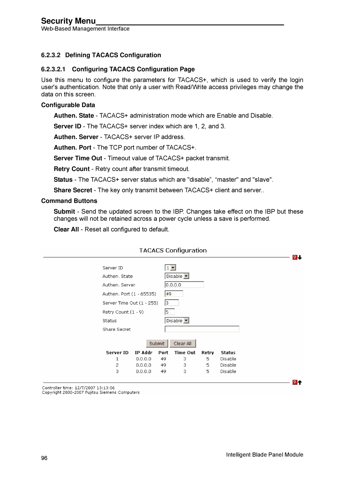 Fujitsu BX600 manual Configurable Data 