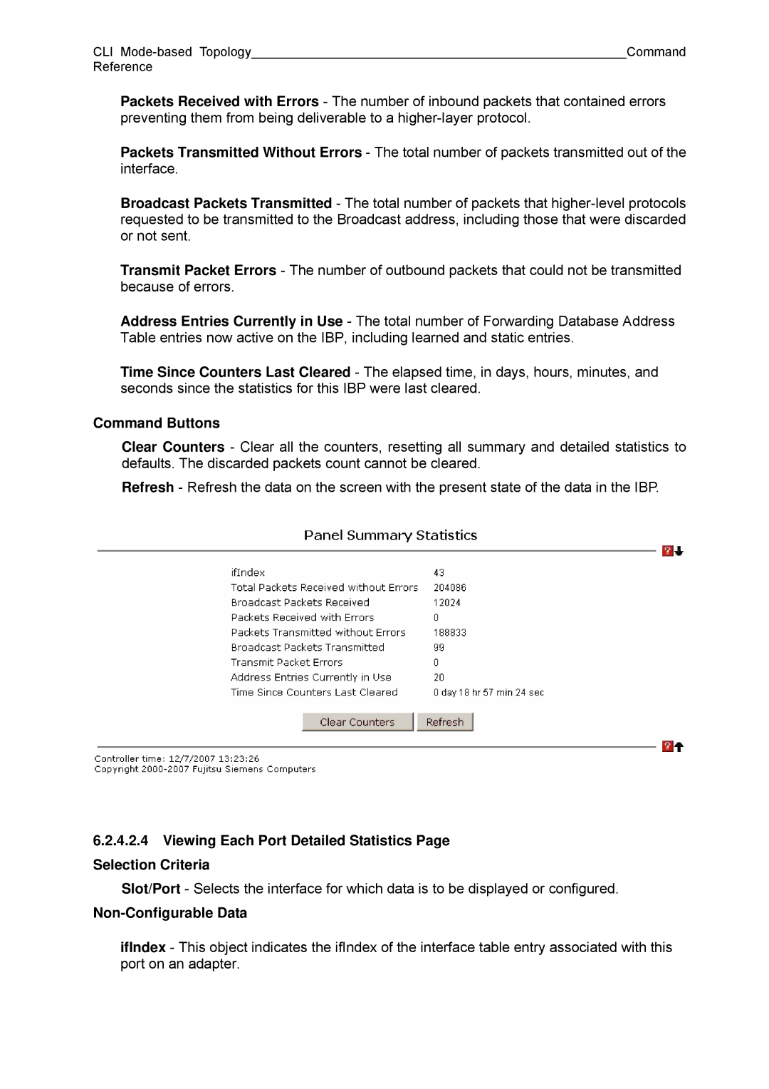 Fujitsu BX600 manual Non-Configurable Data 