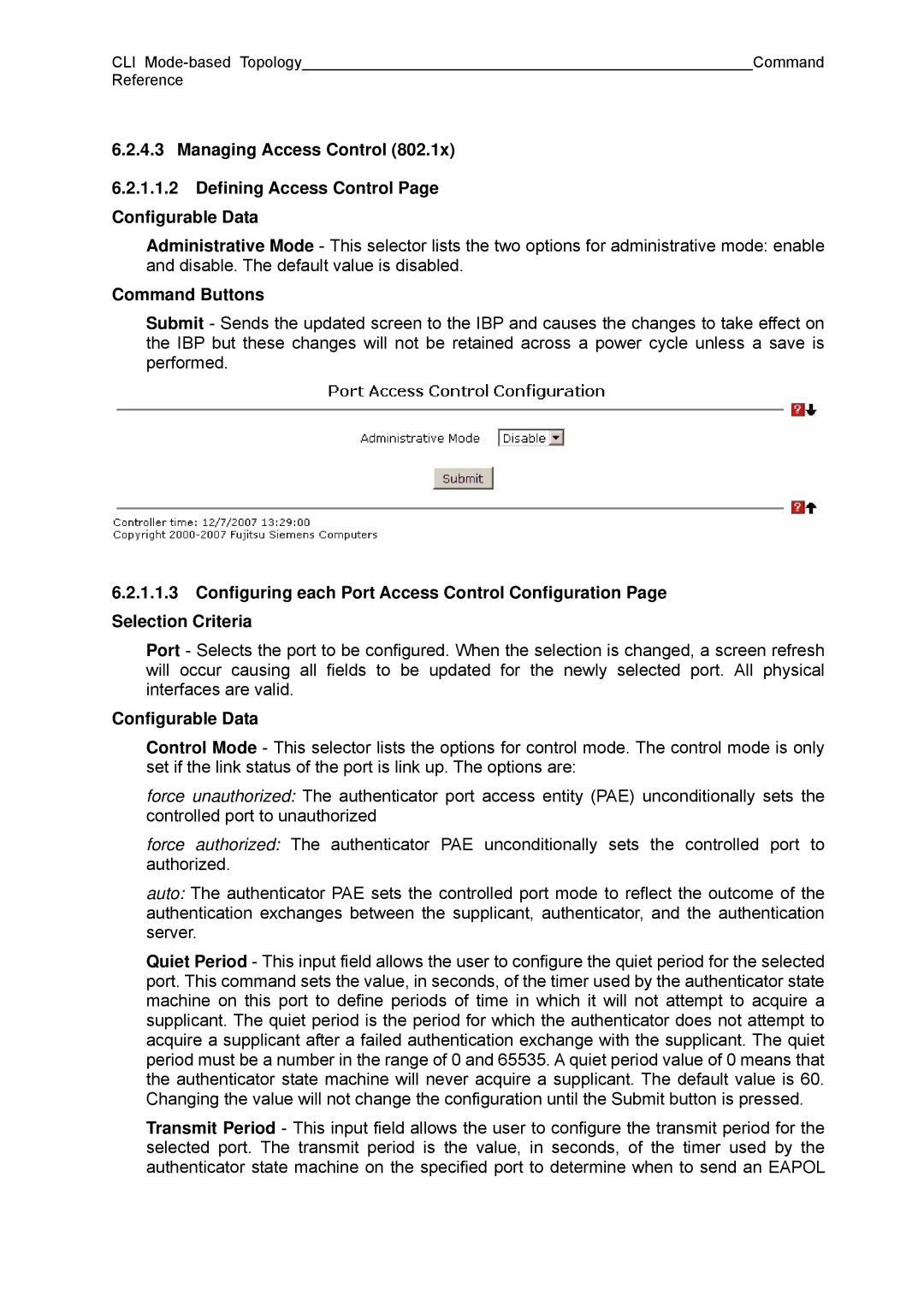 Fujitsu BX600 manual Configurable Data 