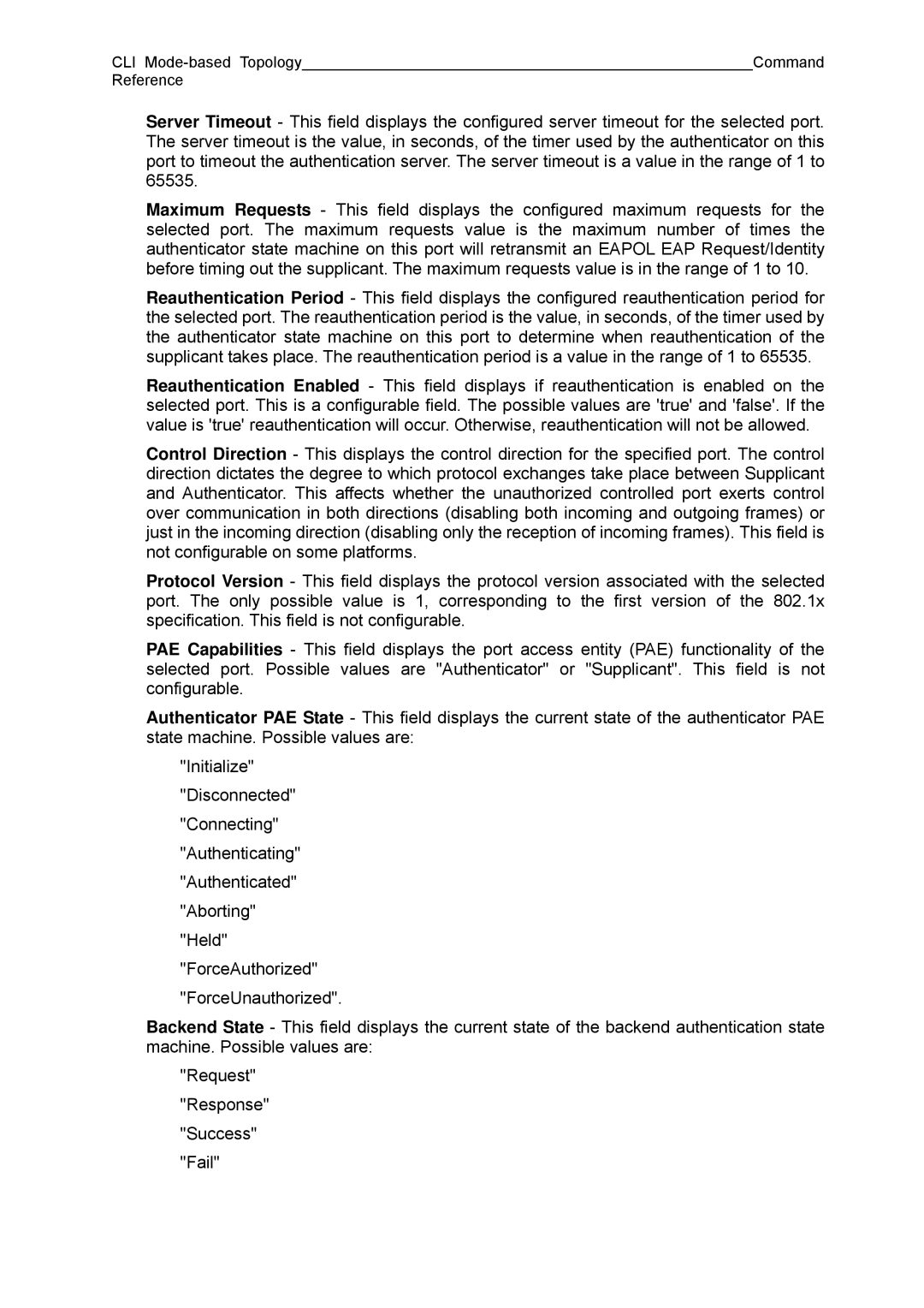 Fujitsu BX600 manual CLI Mode-based Topology Command Reference 