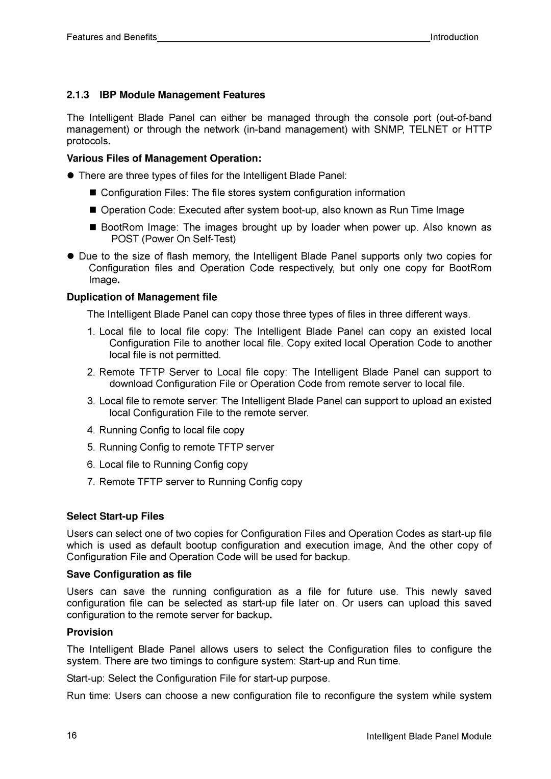 Fujitsu BX600 manual IBP Module Management Features, Various Files of Management Operation, Duplication of Management file 