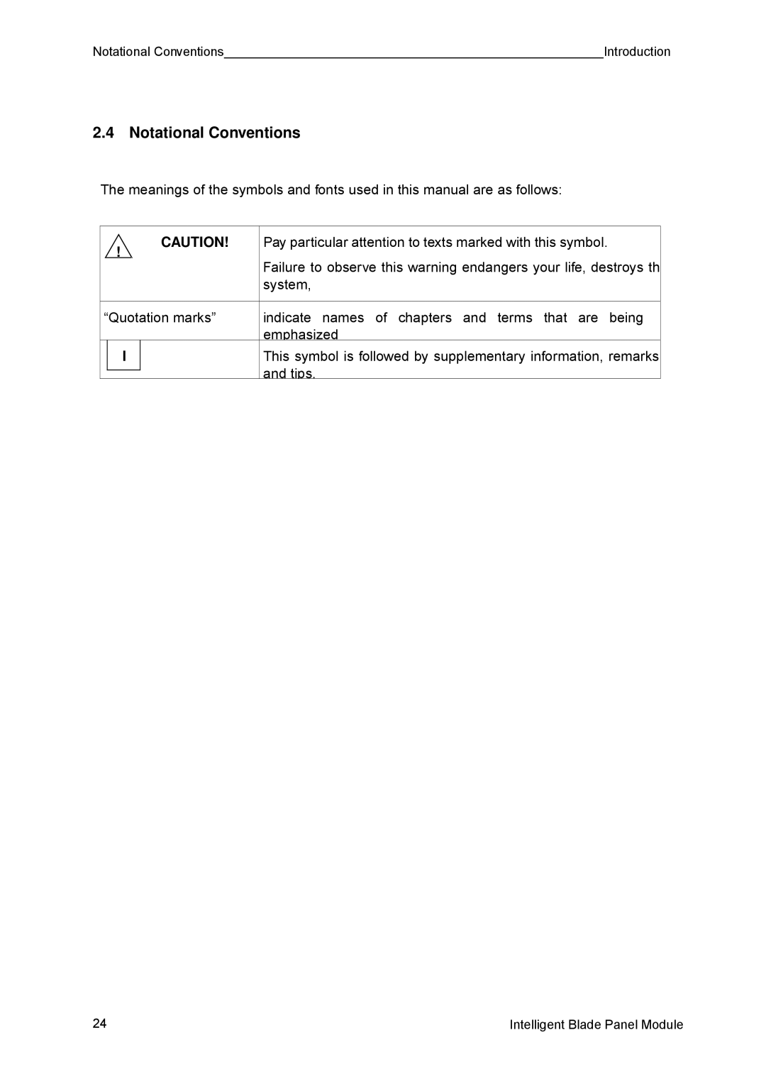 Fujitsu BX600 manual Notational Conventions 