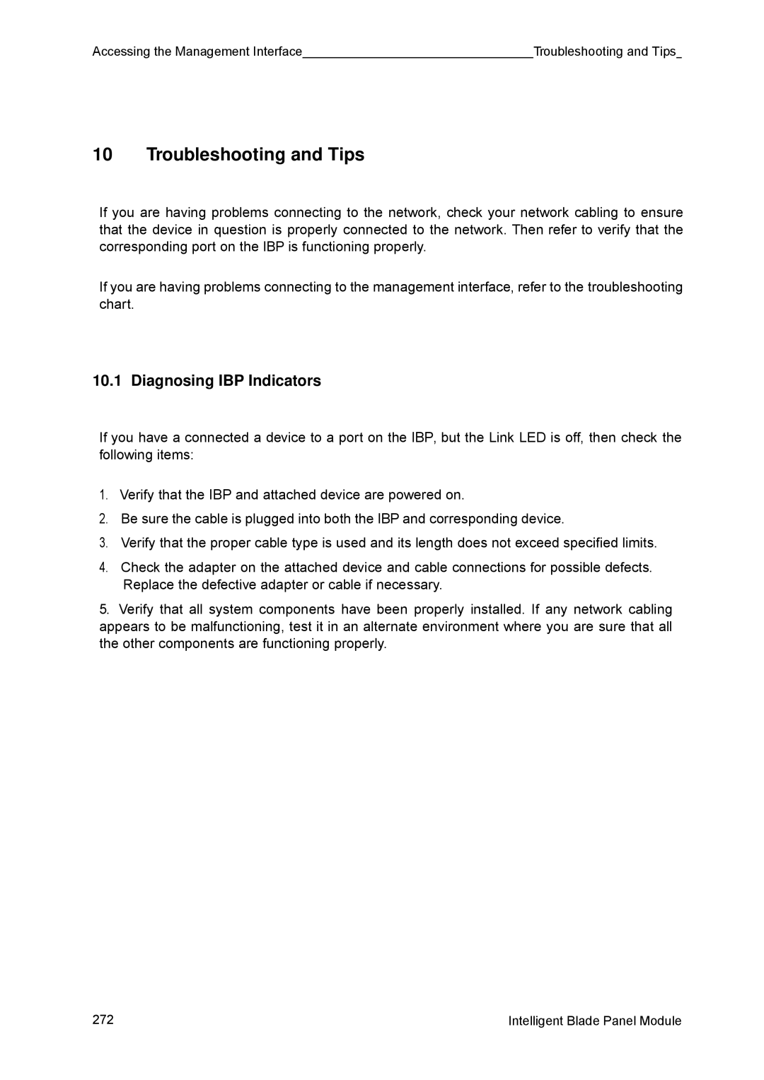 Fujitsu BX600 manual Troubleshooting and Tips, Diagnosing IBP Indicators 