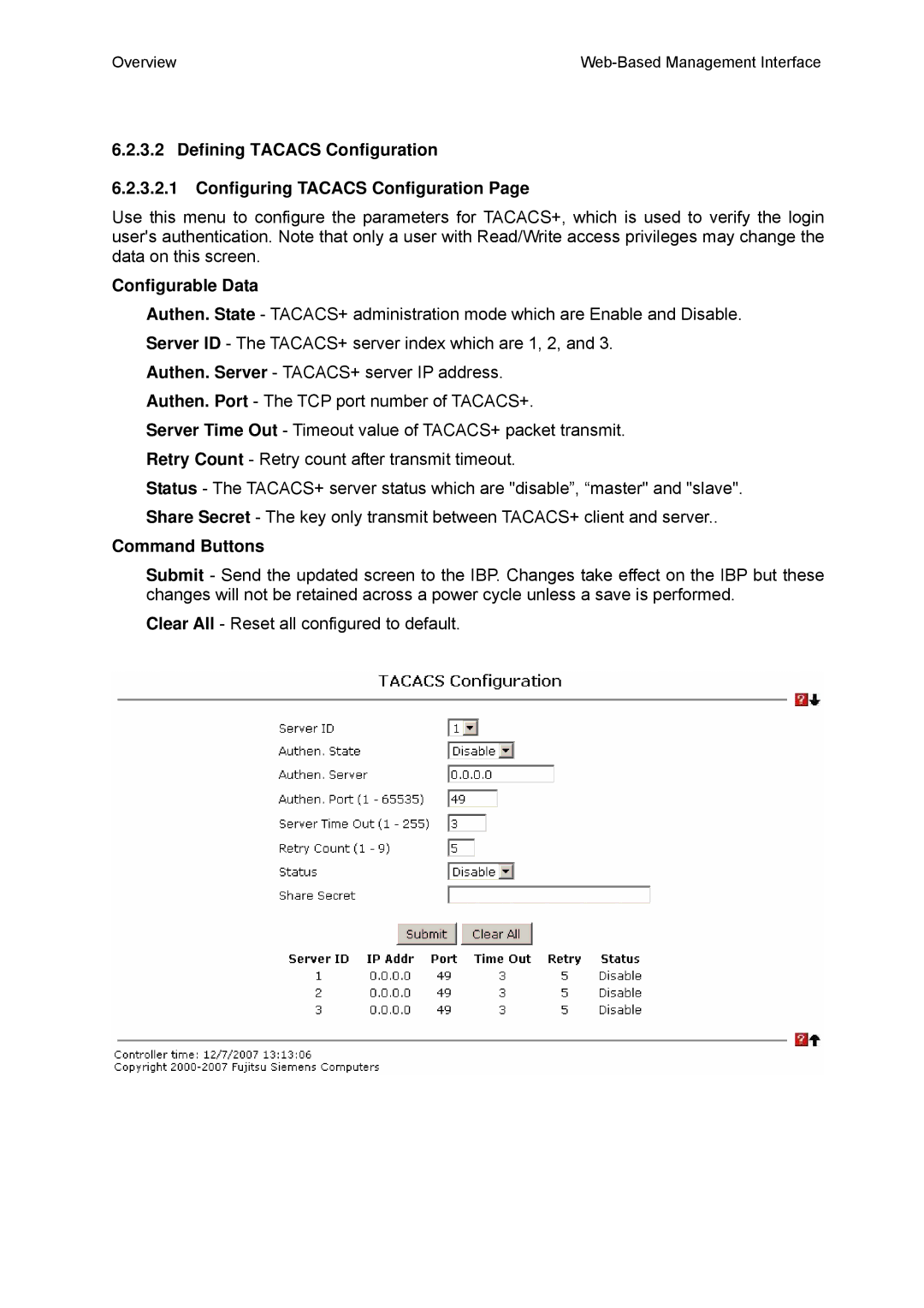 Fujitsu BX600 manual Configurable Data 