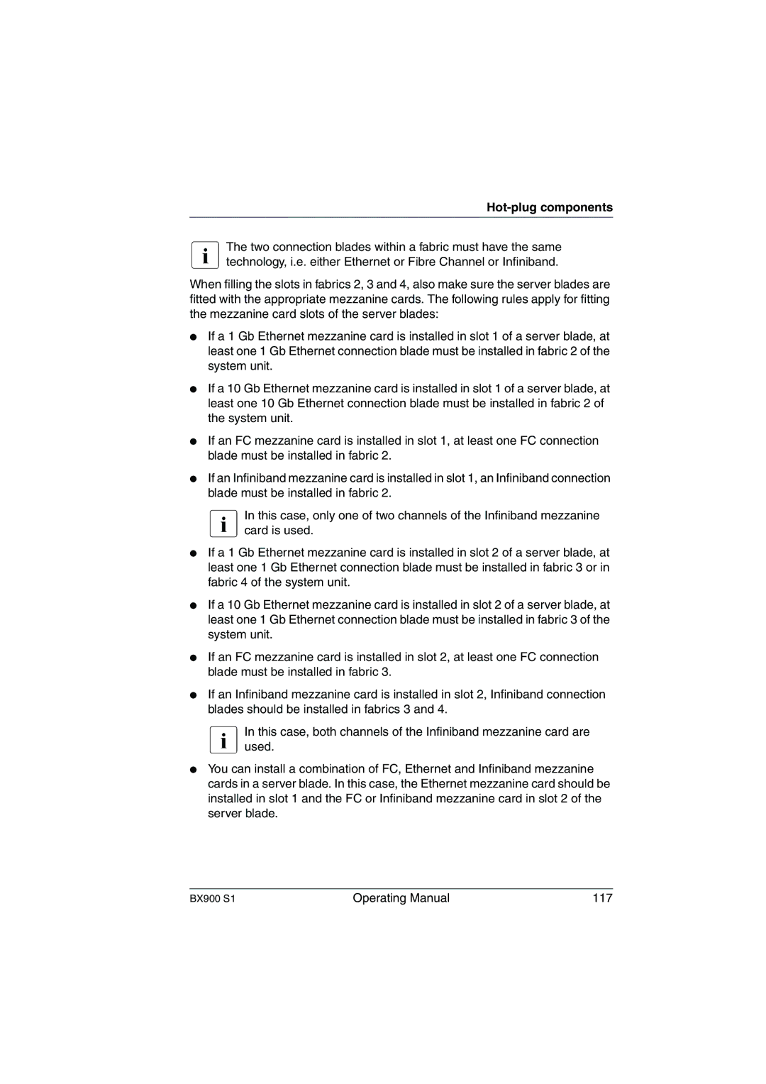 Fujitsu BX900 S1 manual Operating Manual 117 