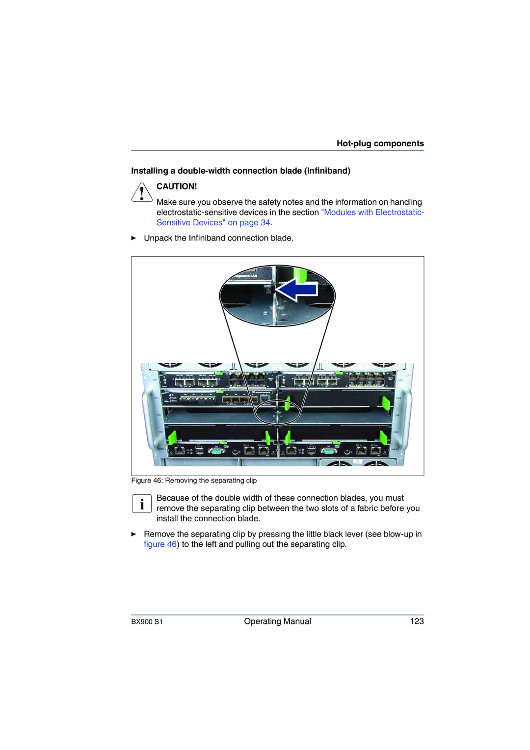 Fujitsu BX900 S1 manual Operating Manual 123 