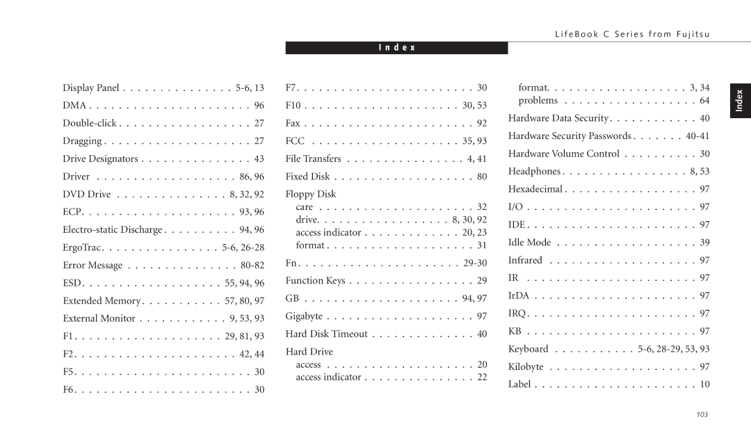 Fujitsu C-4120 manual Dma 