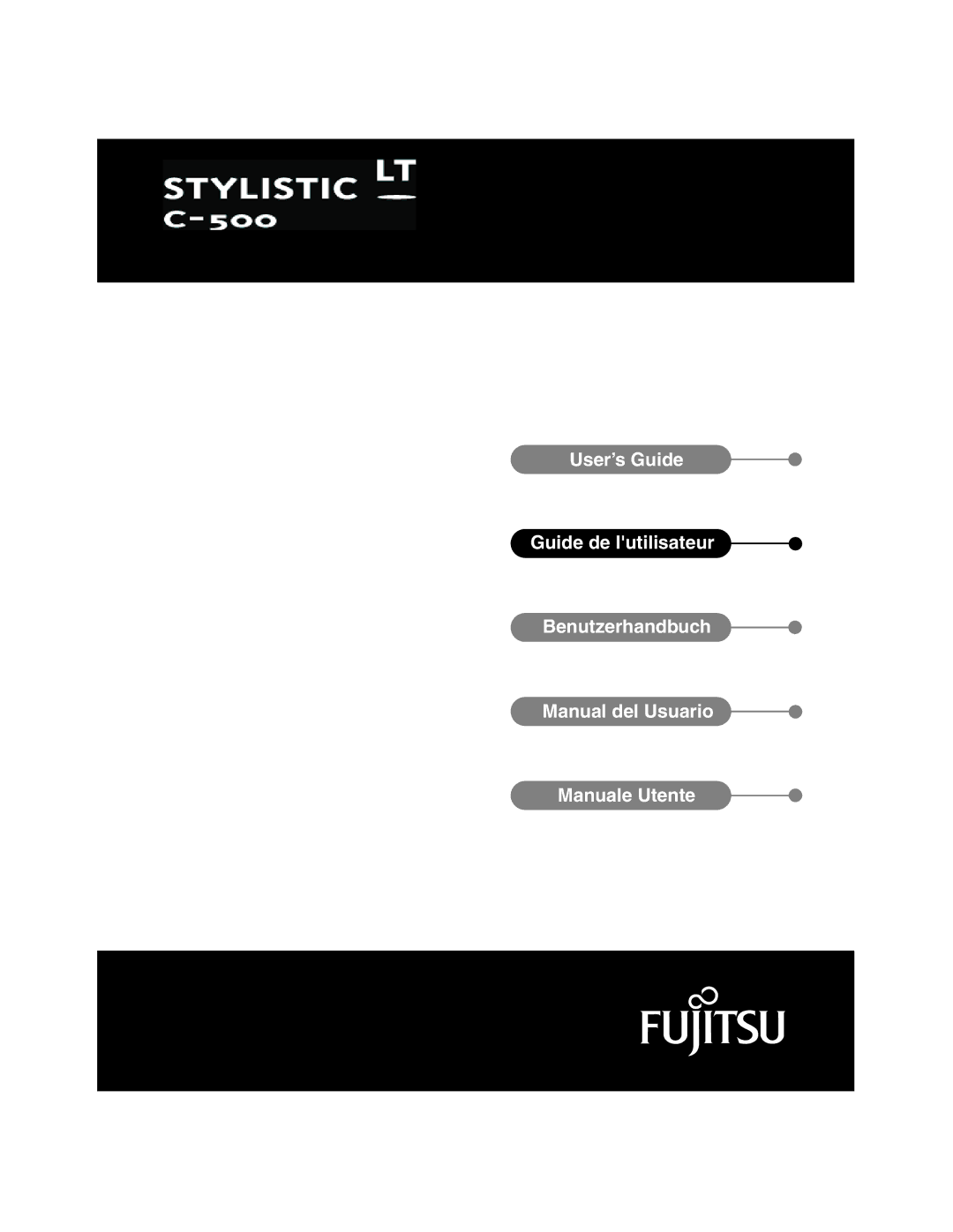 Fujitsu C-500 manual 