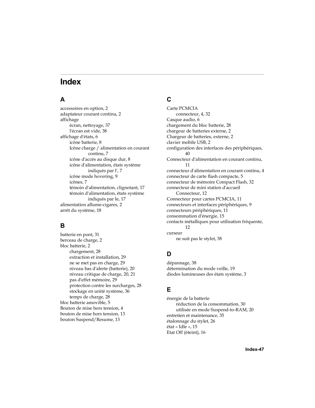 Fujitsu C-500 manual Dffhvvrluhvhqrswlrq Dgdswdwhxufrxudqwfrqwlqx, Lfqhedwwhulh, Lfqhprghkryhulqj Lfqhv, Qhvhphwsdvhqfkdujh 