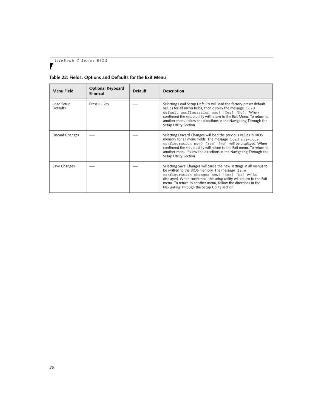 Fujitsu C-6651, C-7661, C-7651 manual Default configuration now? Yes No. When 