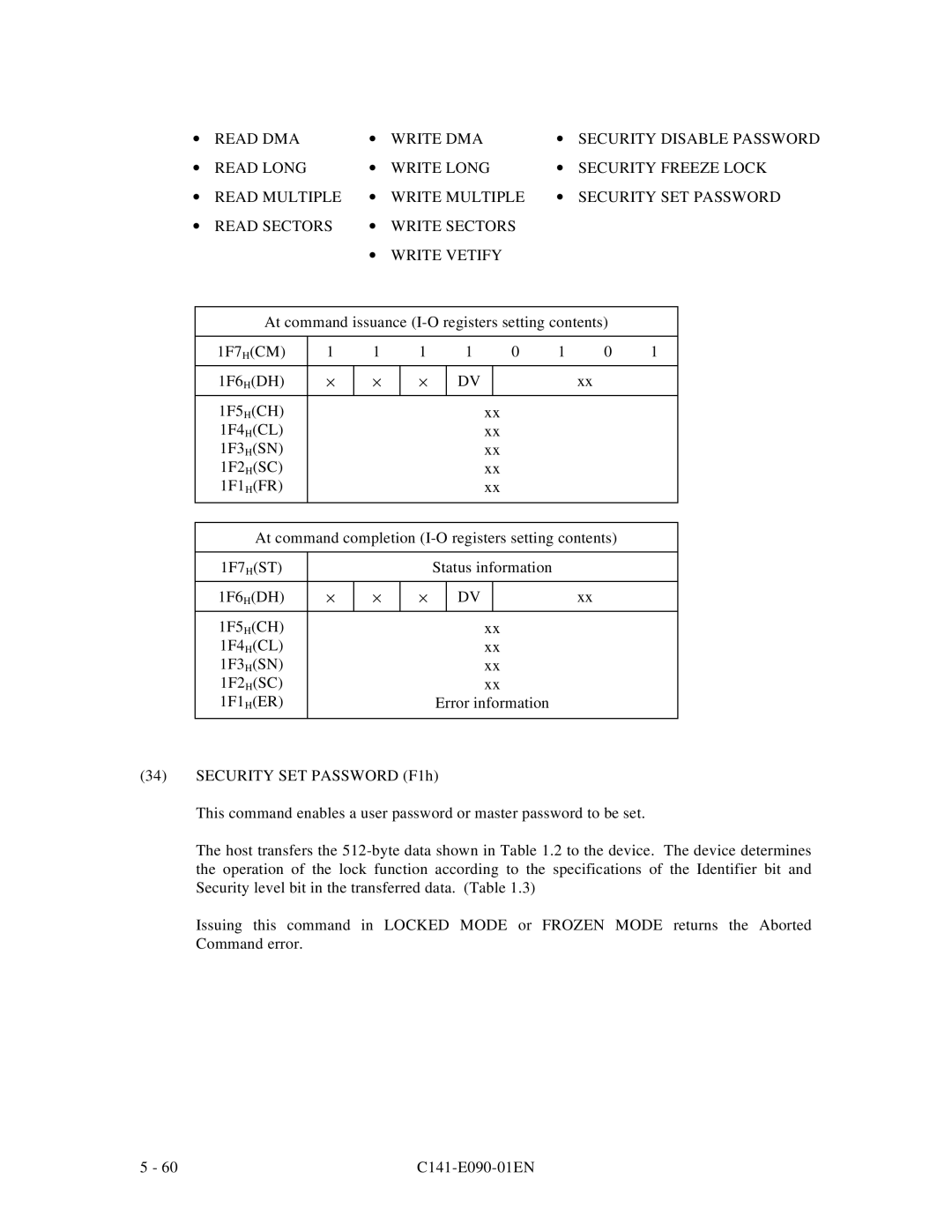 Fujitsu C141-E090-02EN manual 