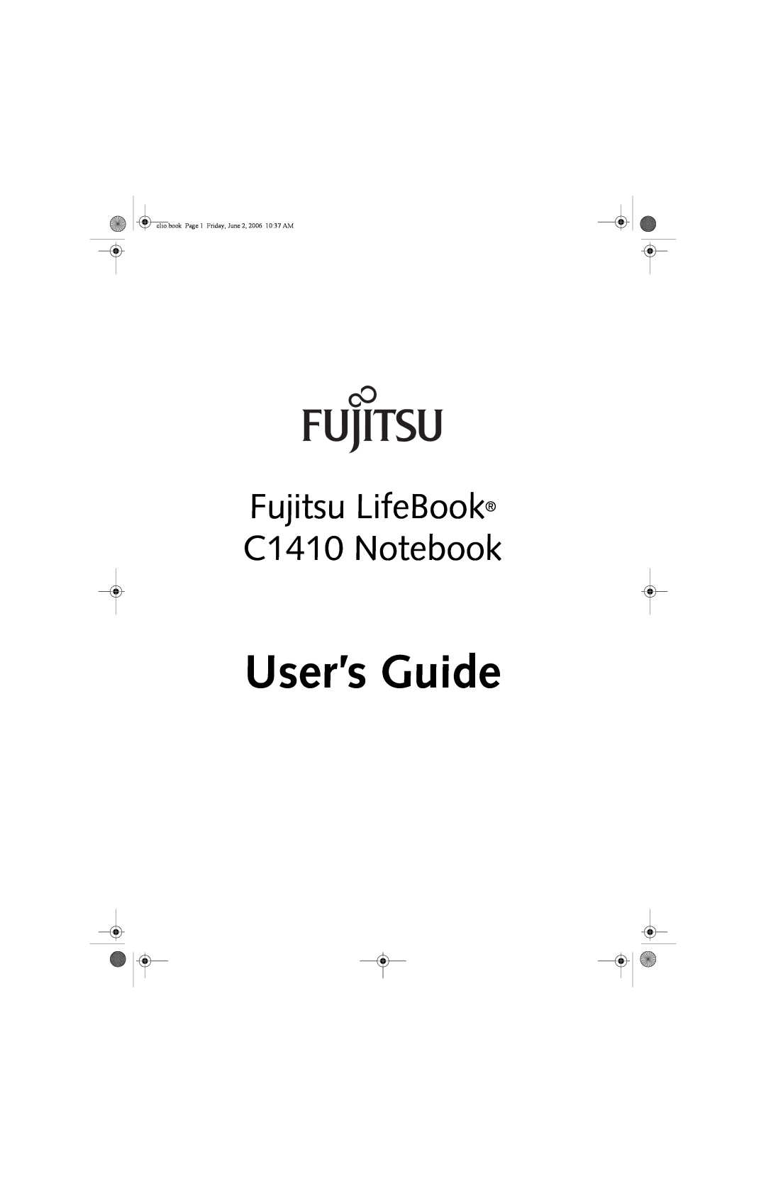 Fujitsu manual User’s Guide, Fujitsu LifeBook C1410 Notebook 