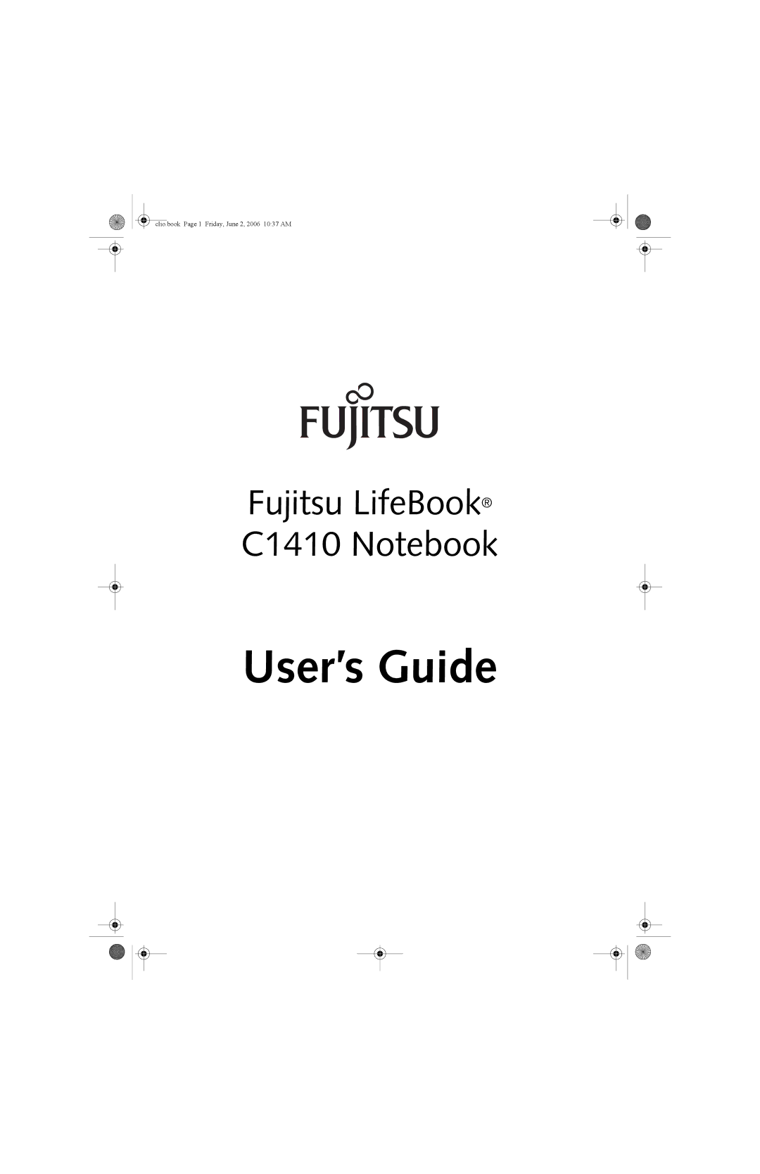 Fujitsu C1410 manual User’s Guide 