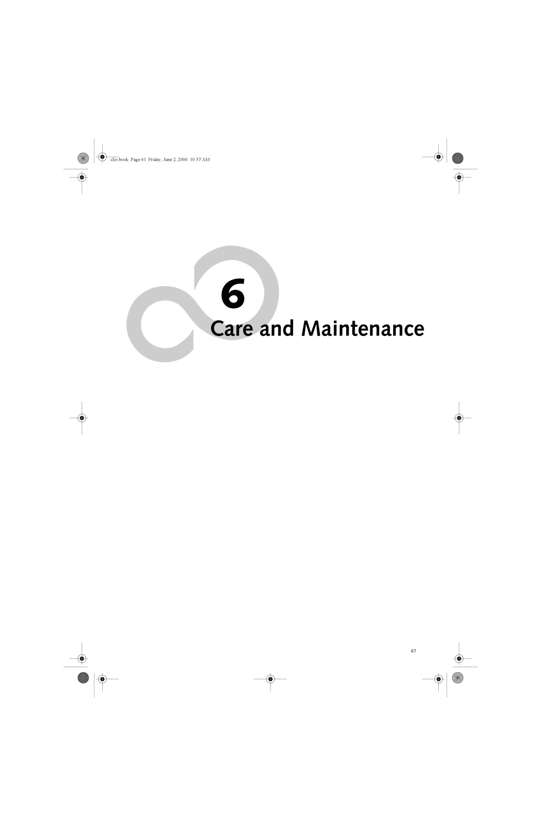 Fujitsu C1410 manual Care and Maintenance 