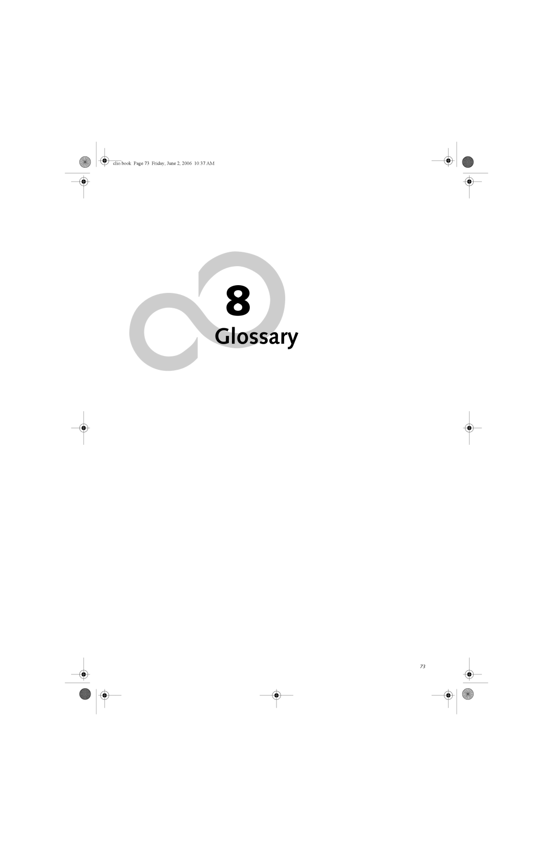 Fujitsu C1410 manual Glossary 